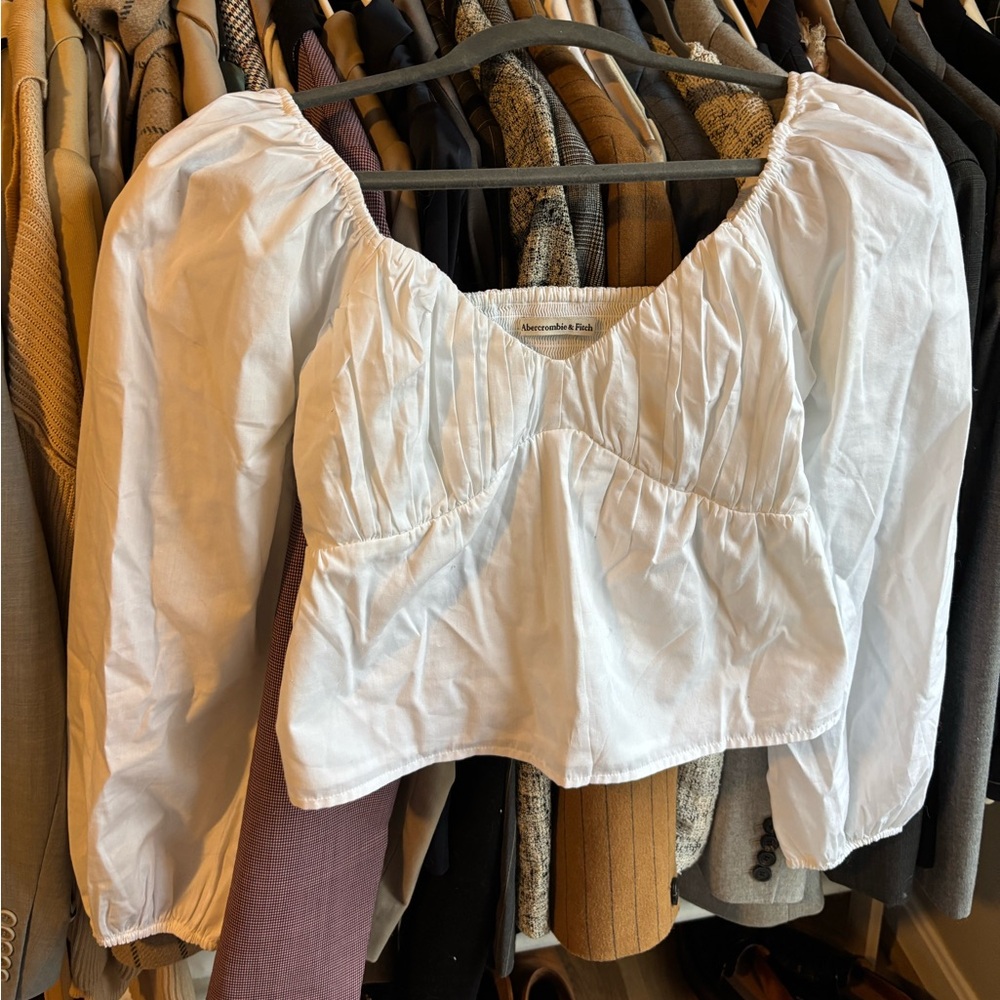 Abercrombie & Fitch White Women's Top